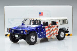 Hummer H1 General Gore-Lieberman USA 2000 Exoto 1:18 EX01807 Kov – obrázek 7 z 7
