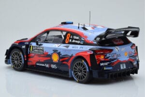 Hyundai i20 Coupe WRC #8 O. Tanak / M. Jarveoja Rally Monte Carlo 2020 IXO 1:18 18RMC067C Kov – obrázek 5 z 6