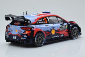 Hyundai i20 Coupe WRC #9 S. Loeb / I. Galmiche Rally Monte Carlo 2020 IXO 1:18 18RMC067B Kov – obrázek 2 z 6
