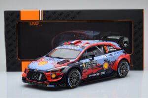 Hyundai i20 Coupe WRC #9 S. Loeb / I. Galmiche Rally Monte Carlo 2020 IXO 1:18 18RMC067B Kov – obrázek 6 z 6