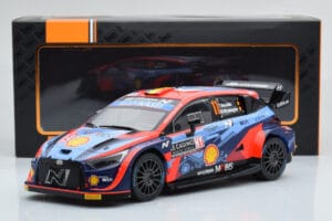 Hyundai i20 N Rally1 #11 T. Neuville / M. Wydaeghe Rally Monte Carlo 2022 IXO 1:18 18RMC112 Kov – obrázek 6 z 6