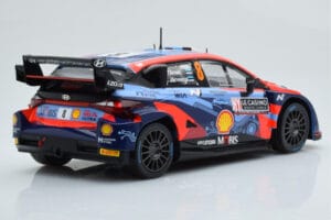Hyundai i20 N Rally1 #8 O. Tanak / M. Jarveoja Rally Monte Carlo 2022 IXO 1:18 18RMC113 Kov – obrázek 2 z 6