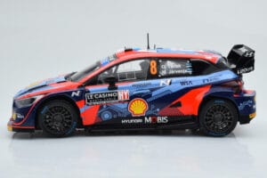 Hyundai i20 N Rally1 #8 O. Tanak / M. Jarveoja Rally Monte Carlo 2022 IXO 1:18 18RMC113 Kov – obrázek 3 z 6
