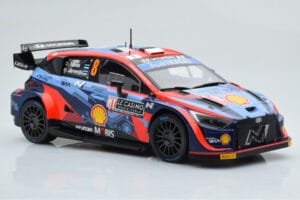 Hyundai i20 N Rally1 #8 O. Tanak / M. Jarveoja Rally Monte Carlo 2022 IXO 1:18 18RMC113 Kov – obrázek 4 z 6