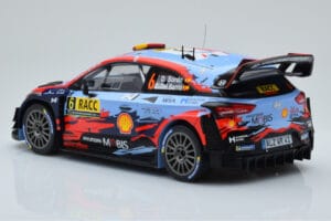 Hyundai i20 Coupe WRC #6 D. Sordo / C. del Barrio Rally Catalunya 2019 IXO 1:18 18RMC052C Kov – obrázek 5 z 6