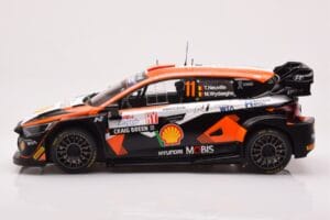 Hyundai i20 N Rally1 #11 T. Neuville / M. Wydaeghe Rally Croatia 2023 IXO 1:18 18RMC160A Kov – obrázek 3 z 6