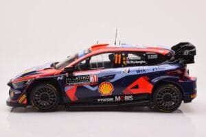 Hyundai i20 N Rally1 #11 T. Neuville / M. Wydaeghe Rally Monte Carlo 2023 IXO 1:18 18RMC153A Kov – obrázek 3 z 6