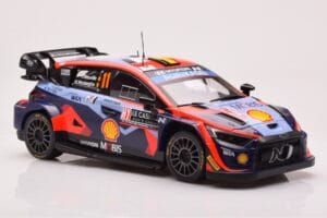 Hyundai i20 N Rally1 #11 T. Neuville / M. Wydaeghe Rally Monte Carlo 2023 IXO 1:18 18RMC153A Kov – obrázek 4 z 6