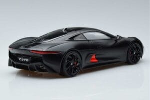 Jaguar C-X75 Černý Almost Real 1:18 810605 Kov – obrázek 3 z 7