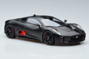 Jaguar C-X75 Černý Almost Real 1:18 810605 Kov – obrázek 5 z 7