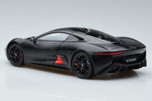 Jaguar C-X75 Černý Almost Real 1:18 810605 Kov – obrázek 6 z 7