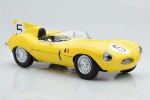 Jaguar D-Type #5 Ecurie Nationale Belge 24 Hours of Le Mans 1956 CMR 1:18 CMR143 Kov – obrázek 4 z 6