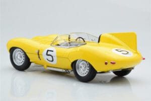 Jaguar D-Type #5 Ecurie Nationale Belge 24 Hours of Le Mans 1956 CMR 1:18 CMR143 Kov – obrázek 5 z 6