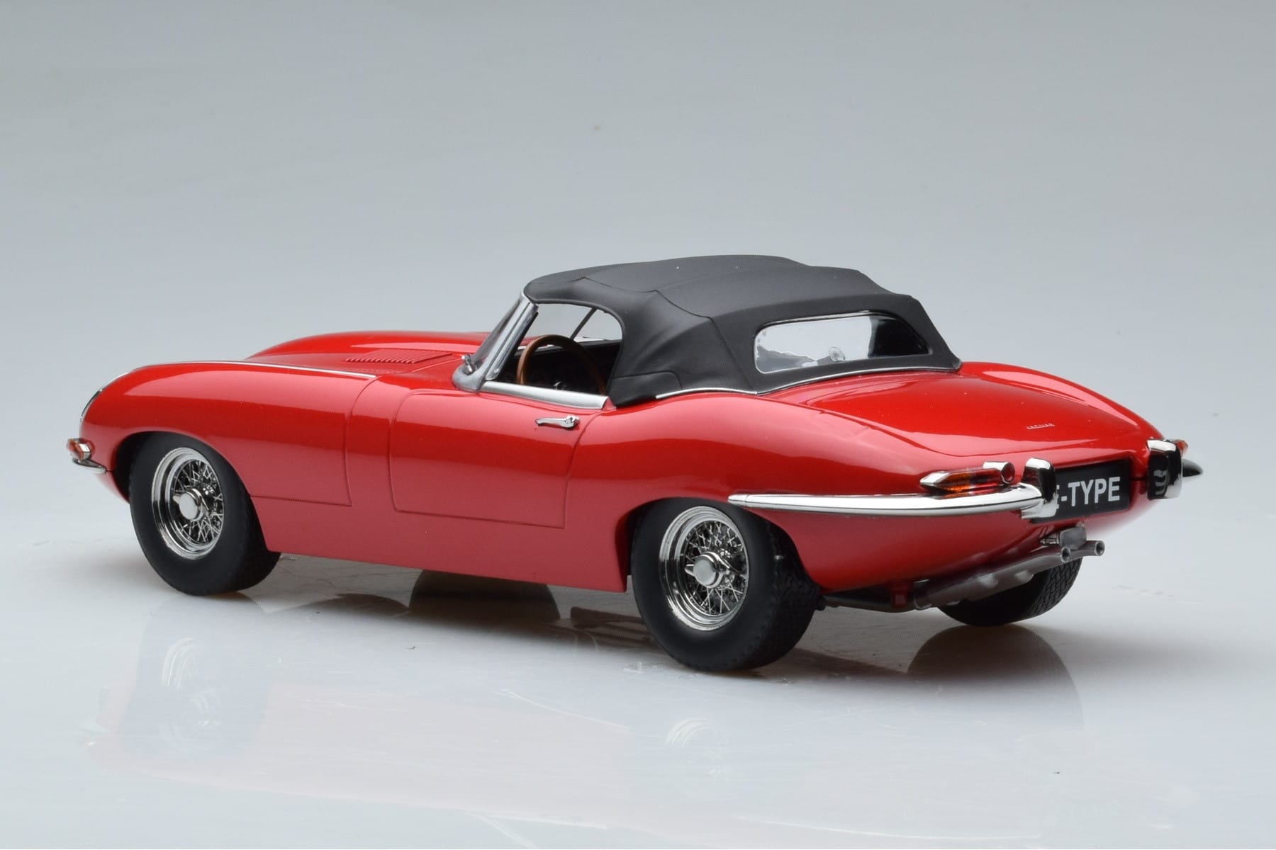 Jaguar E-Type Series 1 Roadster Červený KK-Scale 1:18 KKDC180484 Kov – obrázek 5 z 6