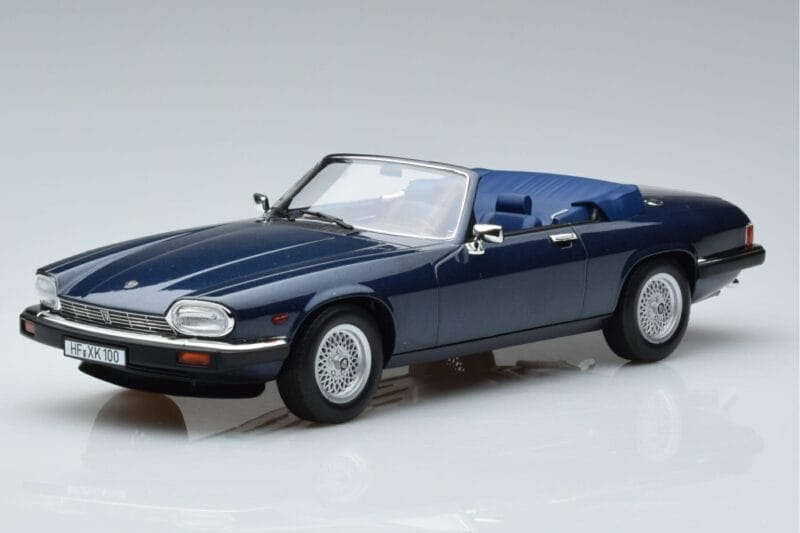 Jaguar XJS V12 Kabriolet Modrý Metalíza Limitovaná Edice Norev 1:18 182636 Kov
