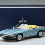 Jaguar XJS V12 Kabriolet Světle Modrý Metalíza Norev 1:18 182635 Kov - image 6 of 6