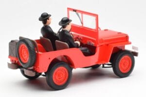 Jeep Willys Tintin 2 Figurky UT Models 1:18 180150000 Kov – obrázek 2 z 6