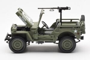 Jeep Willys MB US Army D-Day 1944 Norev 1:18 189016 Kov – obrázek 6 z 10