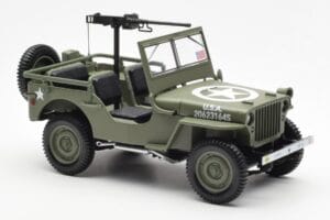 Jeep Willys MB US Army D-Day 1944 Norev 1:18 189016 Kov – obrázek 8 z 10