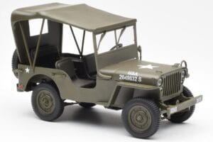 Jeep Willys S Plachtou UT Models 1:18 180149002 Kov – obrázek 4 z 6