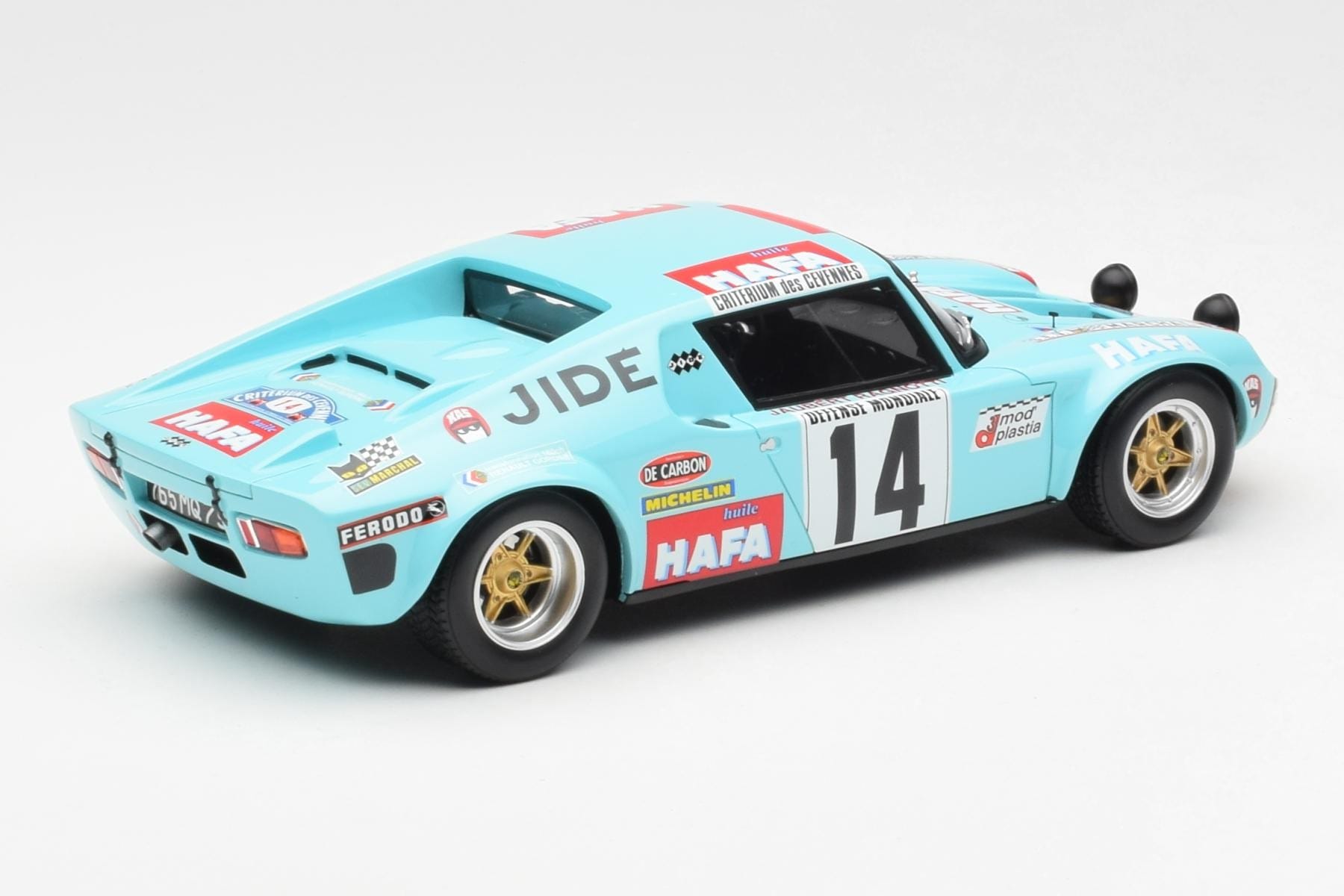 Jide 1600S Gr.4 #14 J. Ragnotti / Jaubert Criterium des Cevennes 1972 Otto 1:18 OT287 Pryskyřice – obrázek 2 z 6