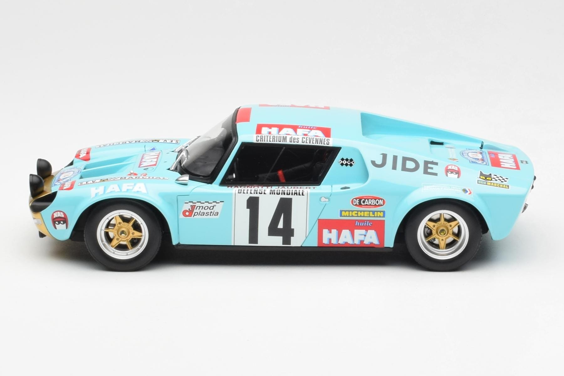 Jide 1600S Gr.4 #14 J. Ragnotti / Jaubert Criterium des Cevennes 1972 Otto 1:18 OT287 Pryskyřice – obrázek 3 z 6