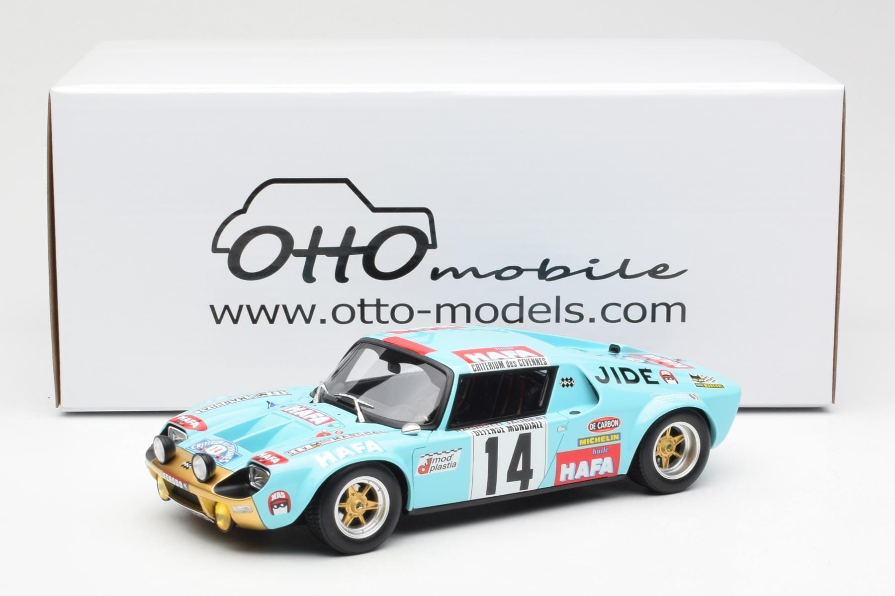 Jide 1600S Gr.4 #14 J. Ragnotti / Jaubert Criterium des Cevennes 1972 Otto 1:18 OT287 Pryskyřice – obrázek 6 z 6