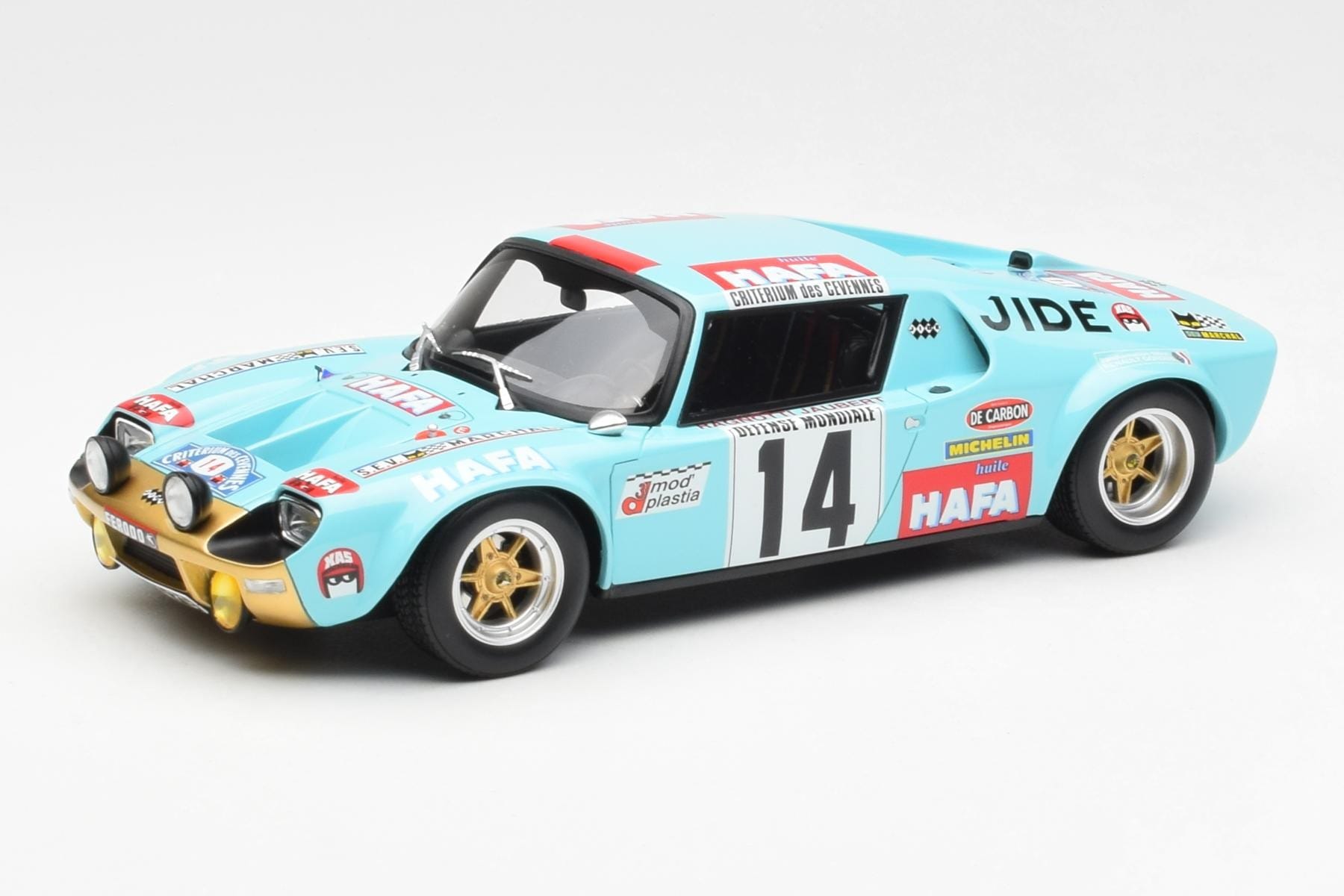 Jide 1600S Gr.4 #14 J. Ragnotti / Jaubert Criterium des Cevennes 1972 Otto 1:18 OT287 Pryskyřice