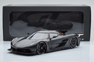 Koenigsegg Jesko Absolut Graphite Šedý Asia Exclusive GT Spirit 1:18 CLDC025 Pryskyřice – obrázek 6 z 6