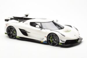 Koenigsegg Jesko Attack Bílý GT Spirit 1:18 GT389 Pryskyřice – obrázek 4 z 6