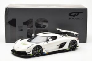 Koenigsegg Jesko Attack Bílý GT Spirit 1:18 GT389 Pryskyřice – obrázek 6 z 6