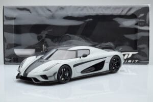 Koenigsegg Regera Šedý Asia Exclusive GT Spirit 1:18 CLDC026 Pryskyřice – obrázek 5 z 5