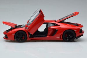 Lamborghini Aventador LP700-4 Andromeda Červený AUTOart 1:18 74669 Kov – obrázek 4 z 10