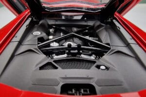 Lamborghini Aventador LP700-4 Andromeda Červený AUTOart 1:18 74669 Kov – obrázek 9 z 10