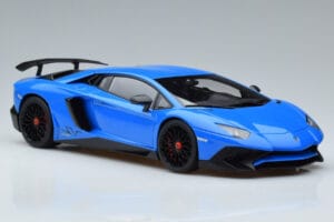 Lamborghini Aventador LP750-4 SV Modrý AUTOart 1:18 74559 Kompozit – obrázek 5 z 8