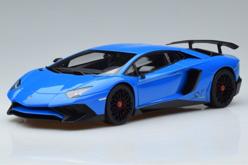 Lamborghini Aventador LP750-4 SV Modrý AUTOart 1:18 74559 Kompozit