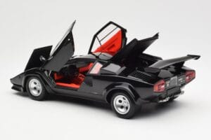 Lamborghini Countach LP 5000 Quattrovalvole Černý Kyosho 1:18 08320BK Kov – obrázek 5 z 8