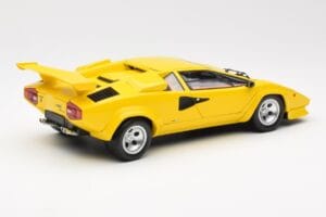 Lamborghini Countach LP 5000 Quattrovalvole Žlutý Kyosho 1:18 08320Y Kov – obrázek 3 z 8