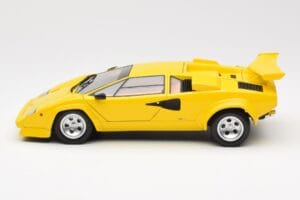 Lamborghini Countach LP 5000 Quattrovalvole Žlutý Kyosho 1:18 08320Y Kov – obrázek 4 z 8