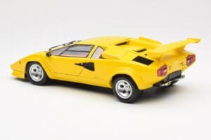 Lamborghini Countach LP 5000 Quattrovalvole Žlutý Kyosho 1:18 08320Y Kov – obrázek 7 z 8