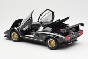 Lamborghini Countach LP 500R Černý Kyosho 1:18 08320C Kov – obrázek 5 z 8