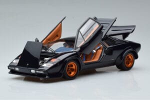 Lamborghini Countach LP500S Walter Wolf Tmavě Modrý Kyosho 1:18 08320D Kov – obrázek 2 z 11