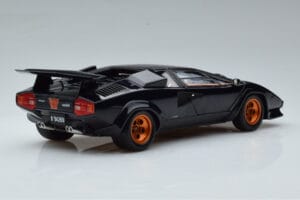 Lamborghini Countach LP500S Walter Wolf Tmavě Modrý Kyosho 1:18 08320D Kov – obrázek 3 z 11