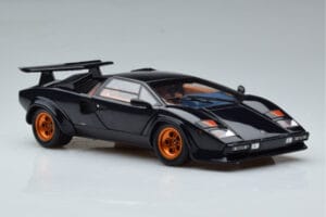 Lamborghini Countach LP500S Walter Wolf Tmavě Modrý Kyosho 1:18 08320D Kov – obrázek 6 z 11