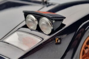 Lamborghini Countach LP500S Walter Wolf Tmavě Modrý Kyosho 1:18 08320D Kov – obrázek 10 z 11