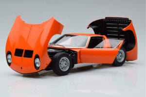 Lamborghini Miura SV Oranžový AUTOart 1:18 74542 Kov – obrázek 2 z 8
