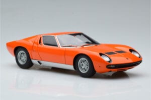Lamborghini Miura SV Oranžový AUTOart 1:18 74542 Kov – obrázek 6 z 8