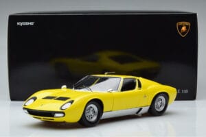 Lamborghini Miura SV Žlutý Kyosho 1:18 08317Y Kov – obrázek 11 z 11