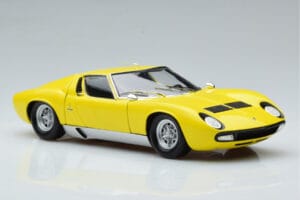 Lamborghini Miura SV Žlutý Kyosho 1:18 08317Y Kov – obrázek 6 z 11
