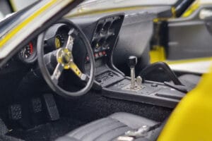 Lamborghini Miura SV Žlutý Kyosho 1:18 08317Y Kov – obrázek 8 z 11